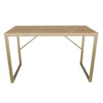 Γραφείο Layton μελαμίνη χρυσό oak 120x60x74cm ed11929 - Image 3
