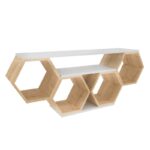 Έπιπλο τηλεόρασης Bal λευκό Sonomo 140x29 6x55 5cm ed11938 - Image 3