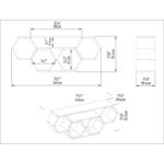 Έπιπλο τηλεόρασης Bal λευκό Sonomo 140x29 6x55 5cm ed11938 - Image 2