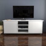 Έπιπλο τηλεόρασης Otis μαύρο λευκό 140x35 3x50 8cm ed11955