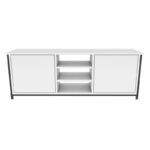 Έπιπλο τηλεόρασης Otis μαύρο λευκό 140x35 3x50 8cm ed11955 - Image 3