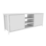 Έπιπλο τηλεόρασης Otis λευκό 140x35 3x50 8cm ed11960 - Image 4