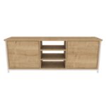 Έπιπλο τηλεόρασης Otis λευκό Oak 140x35 3x50 8cm ed11963 - Image 3