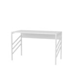 Γραφείο Milva λευκό χρώμα μελαμίνη 120x60x74 8cm ed11976 - Image 3