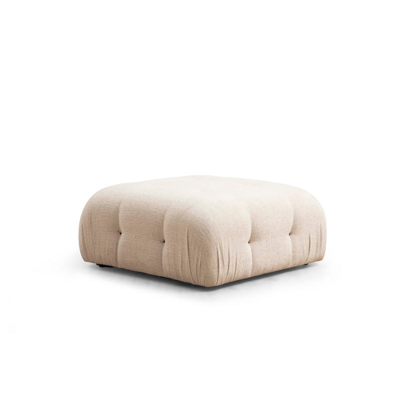 1197_0-800x800 Σκαμπό Pouffe Bouclette κρεμ 95x65x45εκ ed1197 - Image 1