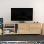 Έπιπλο tv Primula oak χρύσο 160x35 3x50 8cm ed11986