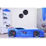 Κρεβάτι αυτοκινήτου Speedy μπλε μελαμίνη 130x235x60εκ ed1198 - Image 3