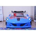 Κρεβάτι αυτοκινήτου Speedy μπλε μελαμίνη 130x235x60εκ ed1198 - Image 2