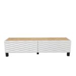 Έπιπλο τηλεόρασης Lerze Sapphire λευκό 149 2x35x38cm ed12012 - Image 4