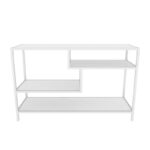 Έπιπλο τηλεόρασης Robbins λευκό 120x39x75cm ed12027 - Image 3