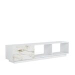 Έπιπλο τηλεόρασης Lepando Marble 180x37x41 4cm μελαμίνη ed1204 - Image 3