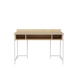 Γραφείο Alma μελαμίνη λευκό oak 120x60x74 8cm ed12052 - Image 3