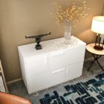 Μπουφέ Mares λευκ΄ή μελαμίνη 120x45x81 6cm ed12054 - Image 4