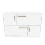 Μπουφέ Mares λευκ΄ή μελαμίνη 120x45x81 6cm ed12054 - Image 3