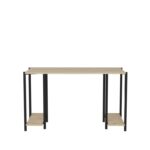 Γραφείο Academy μαύρο oak μελαμίνη 125 2x60x73 8cm ed12063 - Image 3