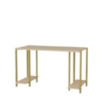 Γραφείο Academy χρυσό oak μελαμίνη 125 2x60x73 8cm ed12067 - Image 4