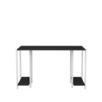 Γραφείο Academy λευκό ανθρακί μελαμίνη 125 2x60x73 8cm ed12070 - Image 3