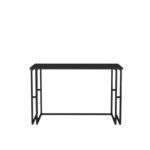 Γραφείο Accordo μαύρο ανθρακί χρώμα μελαμίνη 120x60x74 8cm ed12085 - Image 3