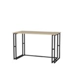 Γραφείο Accordo μαύρο oak χρώμα μελαμίνη 120x60x74 8cm ed12087 - Image 4