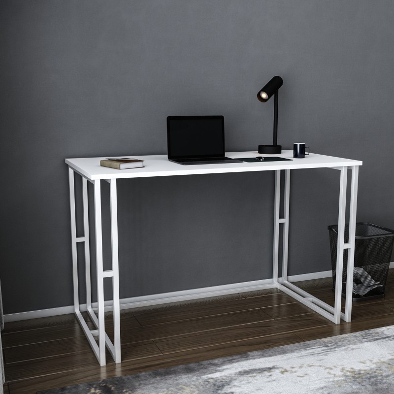 12093_0-800x800 Γραφείο Accordo λευκό χρώμα μελαμίνη 120x60x74 8cm ed12093 - Image 1