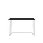 Γραφείο Accordo λευκό ανθρακί χρώμα μελαμίνη 120x60x74 8cm ed12094 - Image 3