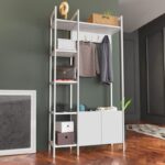 Έπιπλο εισόδου Doga άσπρο μελαμίνη 90x35x175εκ ed12097 - Image 5