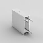 Ντουλάπι μπάνιου Calencia άσπρη μελαμίνη 19x55x60cm ed120 - Image 3