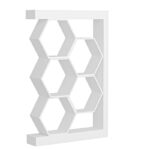 Βιβλιοθήκη Artemis άσπρο μελαμίνη 90x24 6x140εκ ed12104 - Image 3