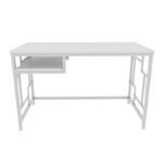 Γραφείο Primaria λευκό χρώμα μελαμίνη 120x60x74 8cm ed12113 - Image 4