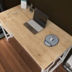 Γραφείο Primaria λευκό oak χρώμα μελαμίνη 120x60x74 8cm ed12116 - Image 5