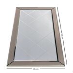 Διακοσμητικός καθρέφτης mdf 130x65cm ed1211 - Image 2