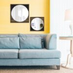 Καθρέφτης Vivalde μελαμίνη 60X60cm ed12158