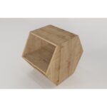 Βοηθητικό τραπεζάκι Kipera Oak μαύρο 42 6x30x52 5cm ed12163 - Image 4