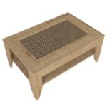 Τραπεζάκι σαλονιού Procida μελαμίνη oak 90x60x40cm ed12164 - Image 4