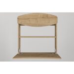 Γραφείο Dido μελαμίνη Oak 50x72cm ed12167 - Image 3