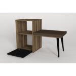 Έπιπλο εισόδου Blume καρυδί μαύρο 103 2x45x72cm ed12172 - Image 4