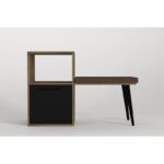 Έπιπλο εισόδου Blume καρυδί μαύρο 103 2x45x72cm ed12172 - Image 3