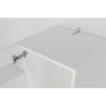 Ντουλάπι μπάνιου Odeon άσπρη μελαμίνη 44x180cm ed12181 - Image 3