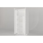 Ντουλάπι μπάνιου Odeon άσπρη μελαμίνη 75 6x44x180cm ed12187 - Image 5