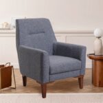 Πολυθρόνα Liones σκούρο γκρι 70x76x93cm ed12203