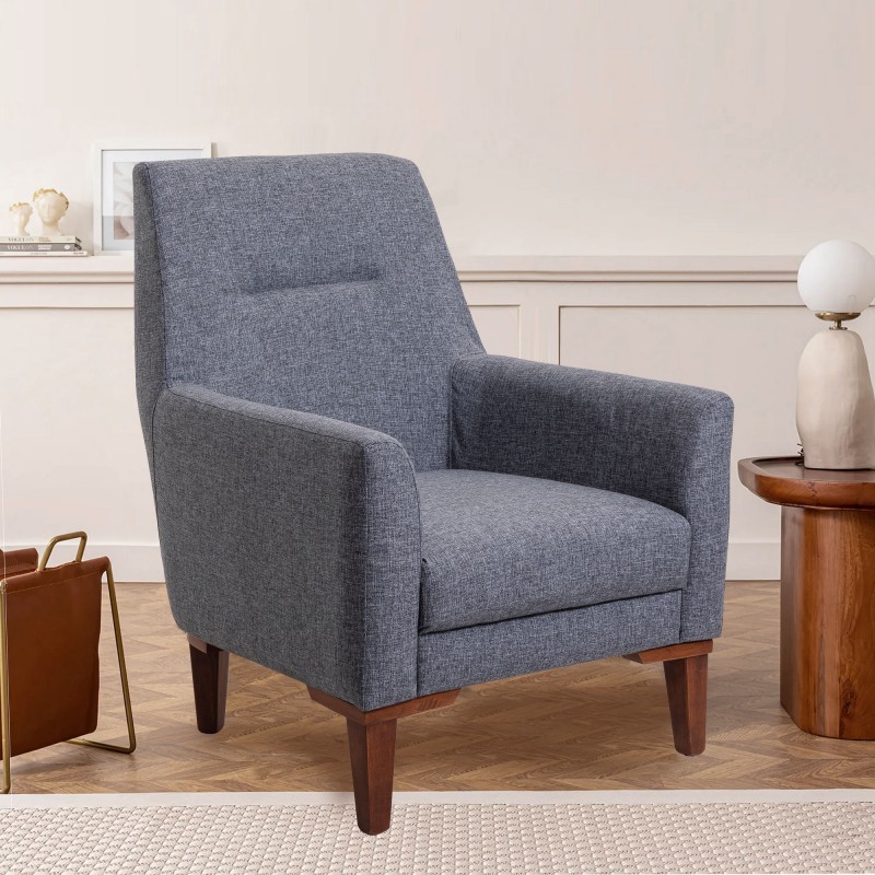 12203_0-800x800 Πολυθρόνα Liones σκούρο γκρι 70x76x93cm ed12203 - Image 1