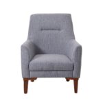 Πολυθρόνα Liones ξύλινη γκρι 70x76x93cm ed12204 - Image 5