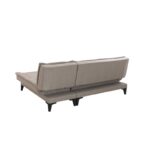 Γωνιακός καναπές Santo κρεμ 225x85x86cm ed12222 - Image 4