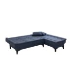 Γωνιακός καναπές Santo Navy Blue 225x85x86cm - Image 5