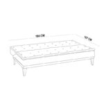 Σετ καναπέ Fuoco ανθρακί 184x80x80εκ ed12239 - Image 4