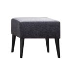 Σετ καναπέ Aqua ανθρακί μελαμίνη 205x80x90εκ ed12268 - Image 3