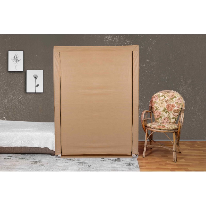 12277_0-800x800 Ντουλάπα Bez βεγκε ύφασμα μεταλλικό πλαίσιο 118x45x158εκ ed12277 - Image 1