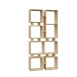 Βιβλιοθήκη Rail δρυς μελαμίνη 79x24x166 5εκ ed1227 - Image 3