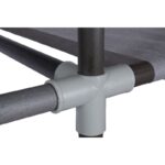 Ντουλάπα Bez γκρι ύφασμα μεταλλικό πλαίσιο 96x40x146εκ ed12284 - Image 4