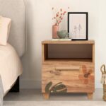 Κομοδίνο Sapere μελαμίνη 45x40x52cm Atlantic Pine ed12315